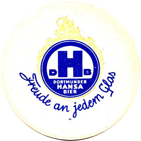 dortmund do-nw hansa freude 1ab (rund215-an jedem glas-blaugelb)